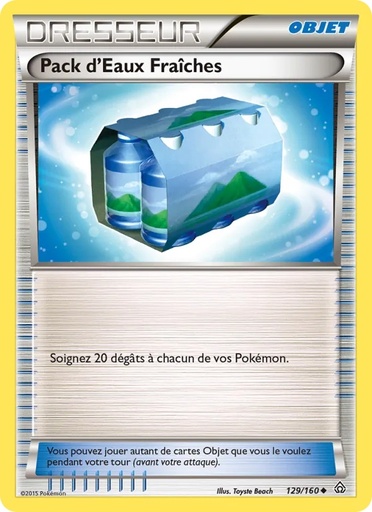Pack d'Eaux Fraîches 129/160