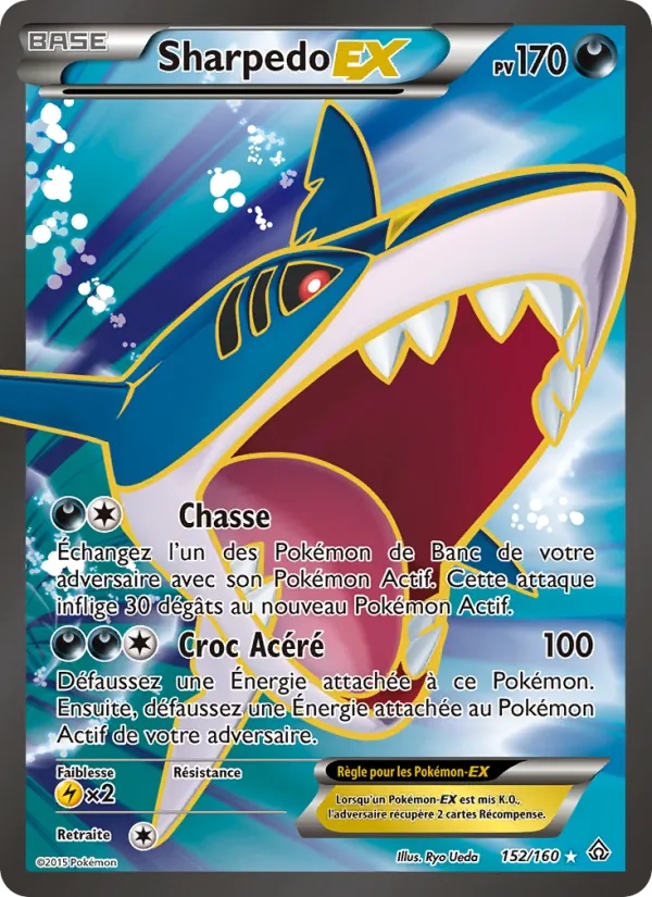 Sharpedo EX 152/160 - Primo-Choc - Pokémon JCC