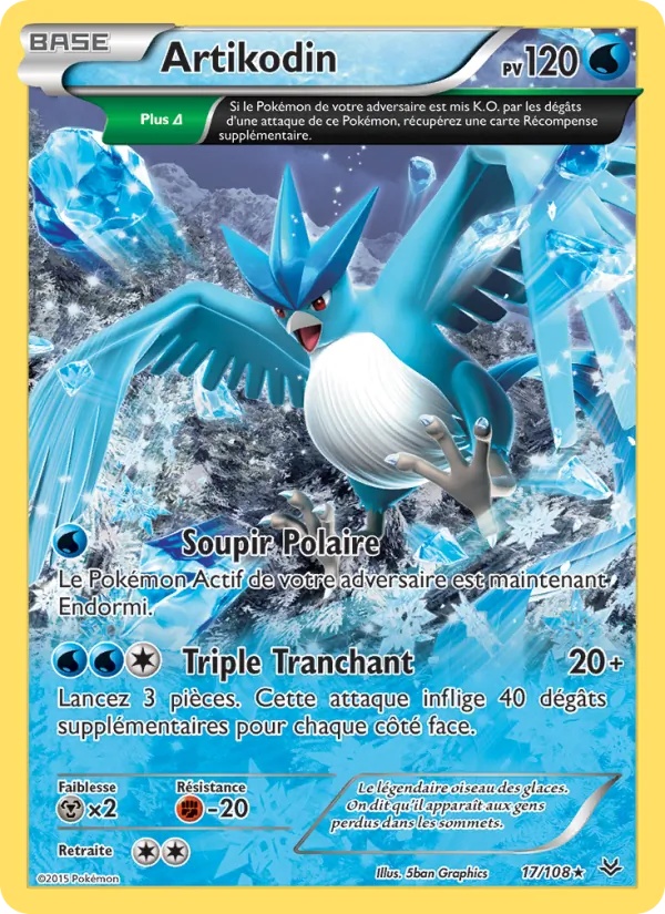 Artikodin 17/108 - Ciel Rugissant - Pokémon JCC