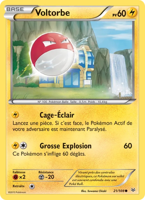 Voltorbe 21/108 - Ciel Rugissant - Pokémon JCC