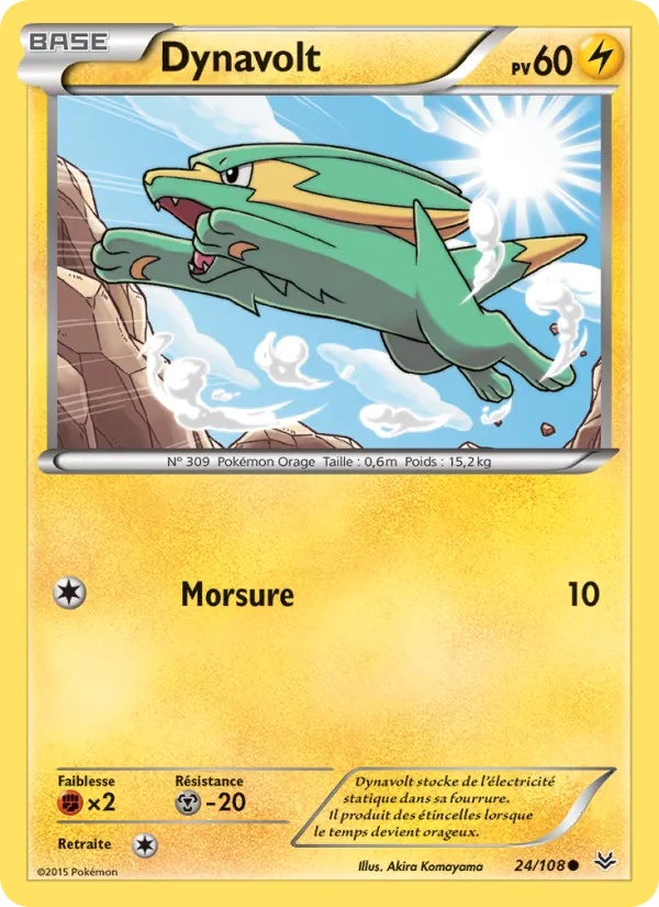 Dynavolt 24/108 - Ciel Rugissant - Pokémon JCC