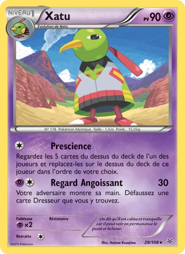 Xatu 29/108 - Ciel Rugissant - Pokémon JCC