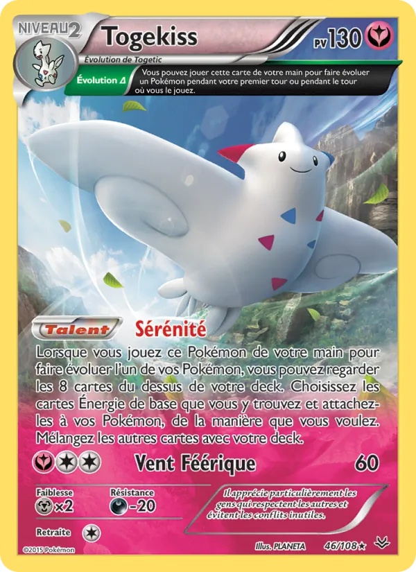 Togekiss 46/108 - Ciel Rugissant - Pokémon JCC