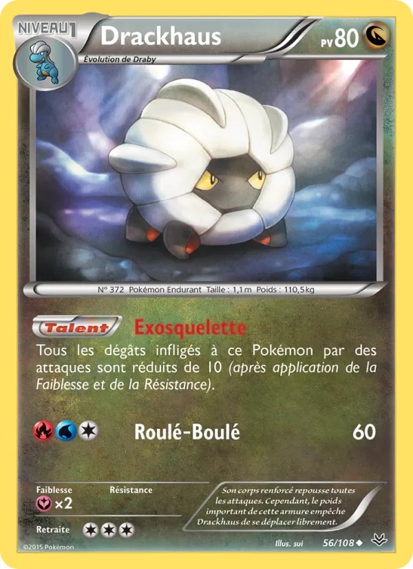 Drackhaus 56/108 - Ciel Rugissant - Pokémon JCC