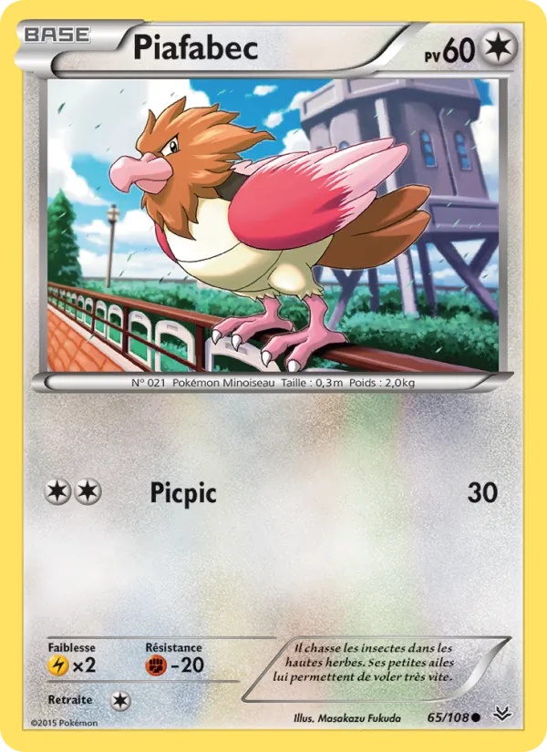 Piafabec 65/108 - Ciel Rugissant - Pokémon JCC
