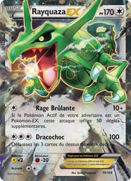 Rayquaza EX 75/108 - Ciel Rugissant - Pokémon JCC