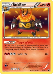 Roitiflam 20/114 - Noir & Blanc - Pokémon JCC