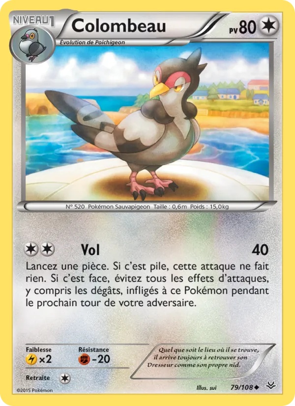 Colombeau 79/108 - Ciel Rugissant - Pokémon JCC