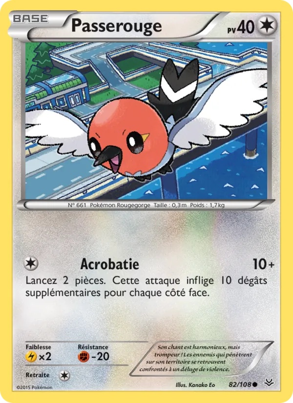 Passerouge 82/108 - Ciel Rugissant - Pokémon JCC
