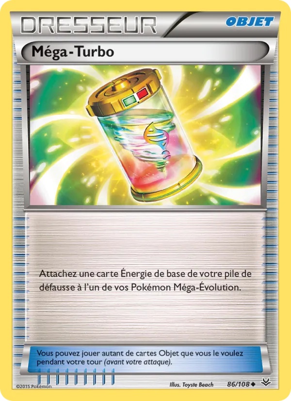 Méga-Turbo 86/108 - Ciel Rugissant - Pokémon JCC