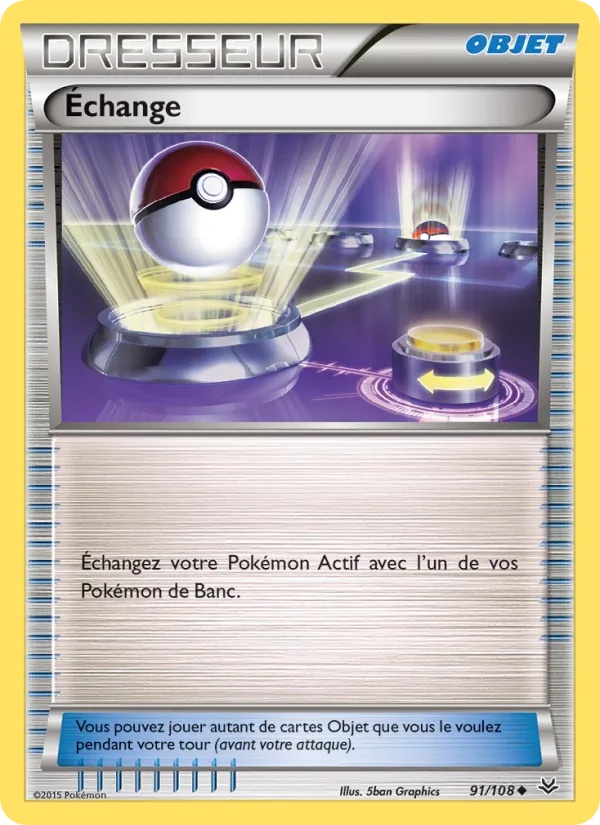 Échange 91/108 - Ciel Rugissant - Pokémon JCC
