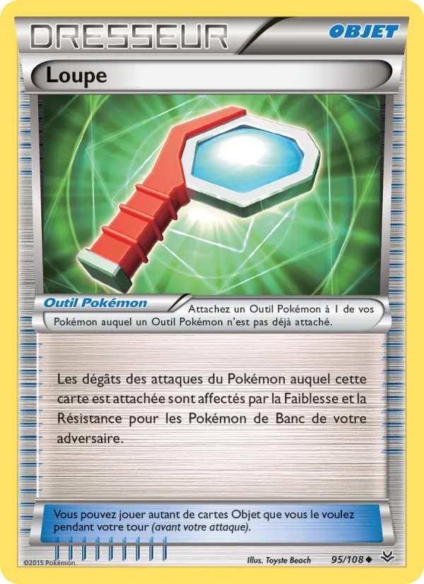Loupe 95/108 - Ciel Rugissant - Pokémon JCC