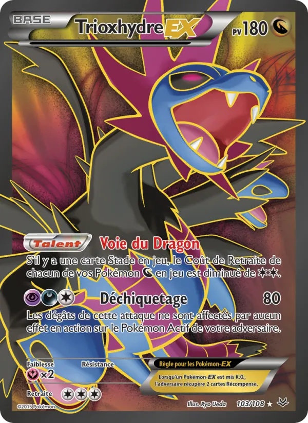Trioxhydre EX 103/108 - Ciel Rugissant - Pokémon JCC
