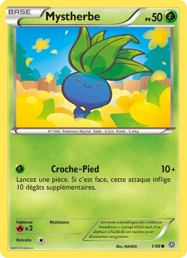 Mystherbe 1/98 - Origines Antiques - Pokémon JCC