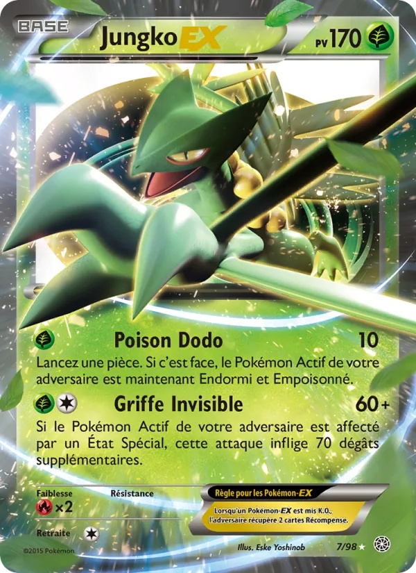 Jungko EX 7/98 - Origines Antiques - Pokémon JCC