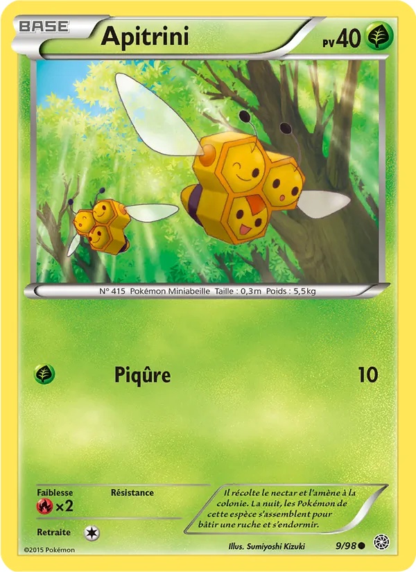 Apitrini 9/98 - Origines Antiques - Pokémon JCC