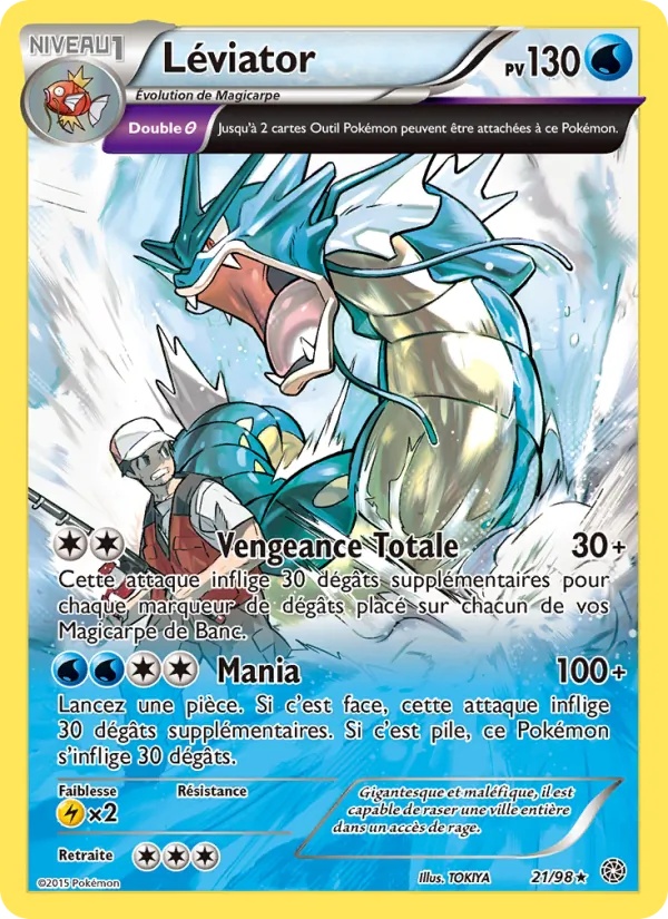 Léviator 21/98 - Origines Antiques - Pokémon JCC