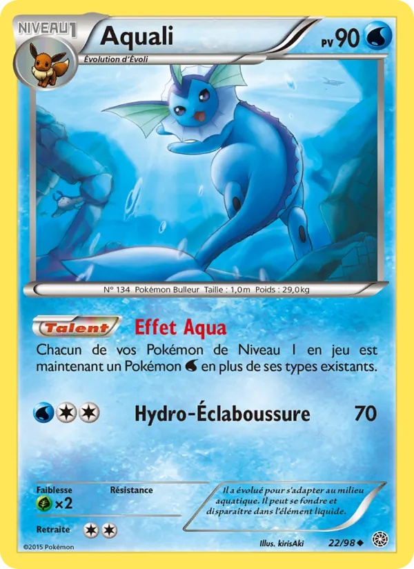 Aquali 22/98 - Origines Antiques - Pokémon JCC