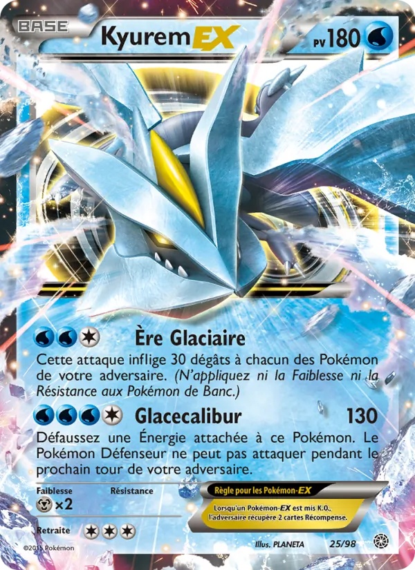 Kyurem EX 25/98 - Origines Antiques - Pokémon JCC
