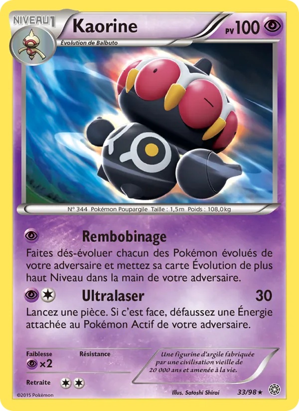 Kaorine 33/98 - Origines Antiques - Pokémon JCC