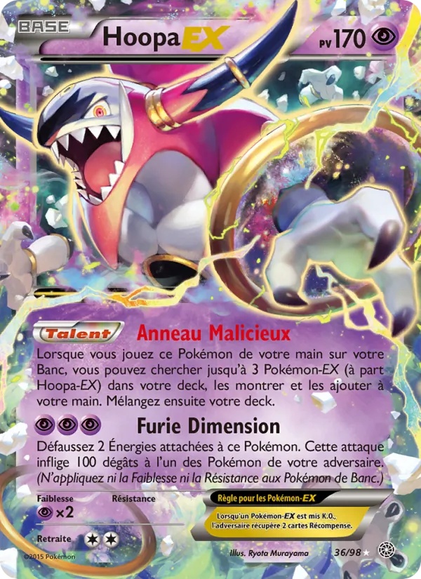 Hoopa EX 36/98 - Origines Antiques - Pokémon JCC