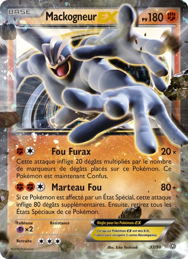 Mackogneur EX 37/98 - Origines Antiques - Pokémon JCC