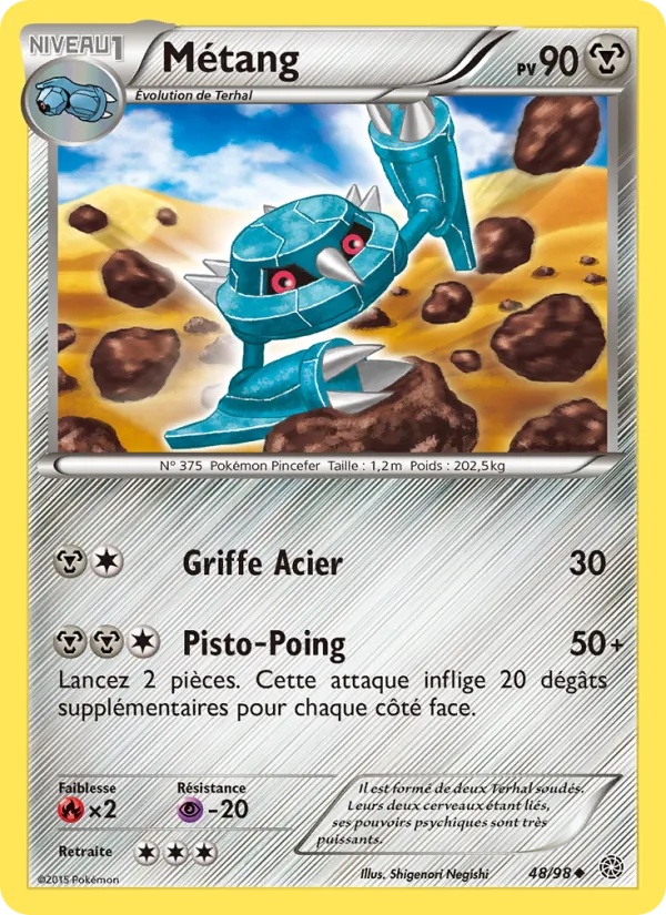 Métang 48/98 - Origines Antiques - Pokémon JCC
