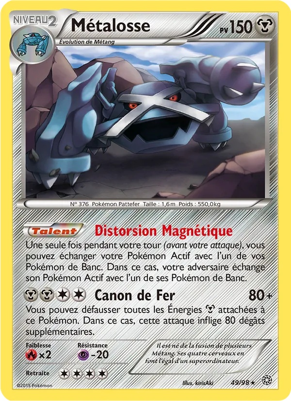 Métalosse 49/98 - Origines Antiques - Pokémon JCC