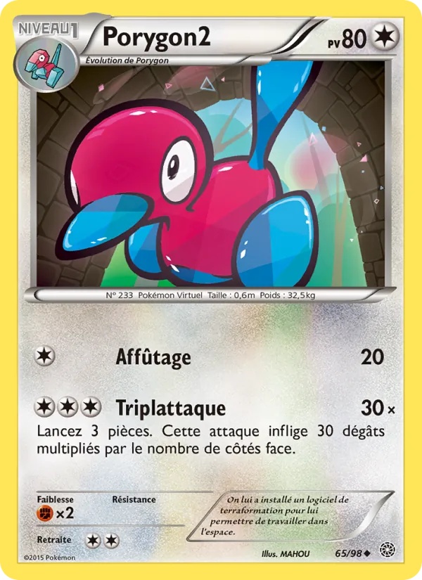 Porygon2 65/98 - Origines Antiques - Pokémon JCC