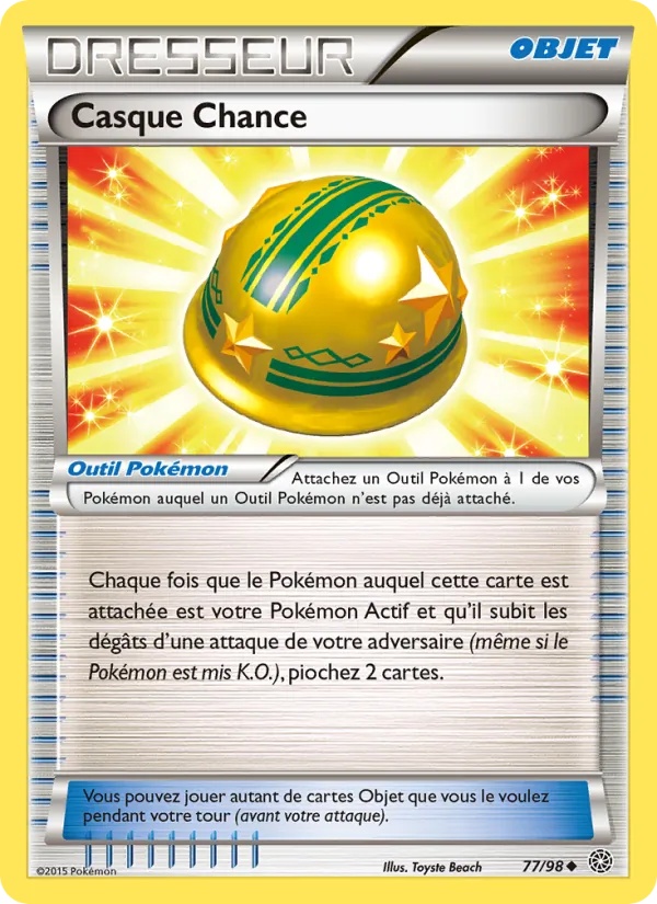 Casque Chance 77/98 - Origines Antiques - Pokémon JCC