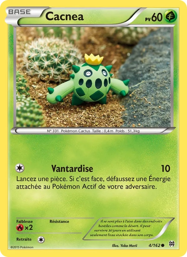 Cacnea 4/162 - Impulsion Turbo - Pokémon JCC