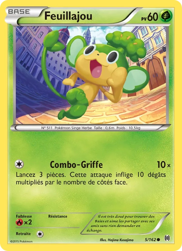 Feuillajou 5/162 - Impulsion Turbo - Pokémon JCC