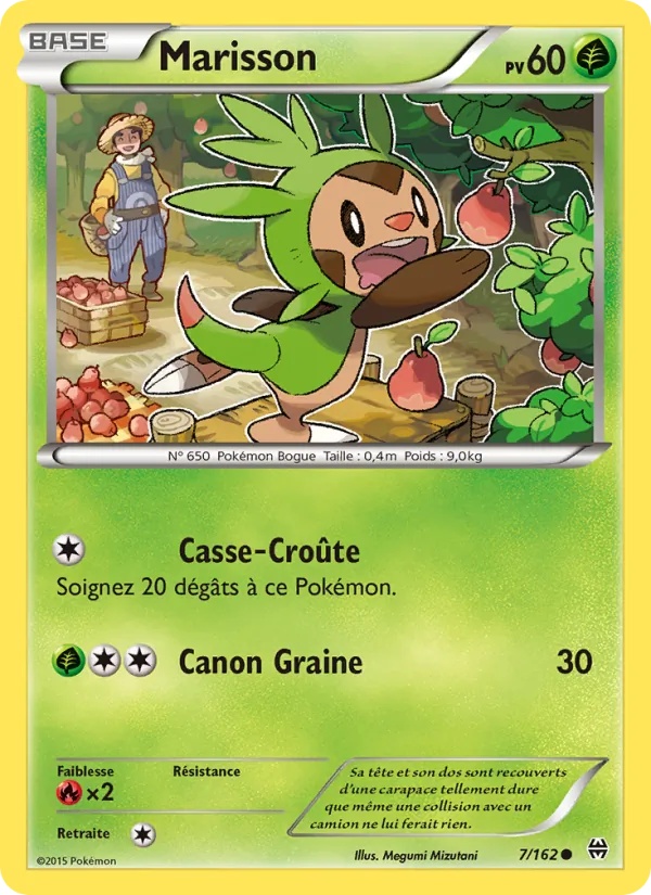 Marisson 7/162 - Impulsion Turbo - Pokémon JCC
