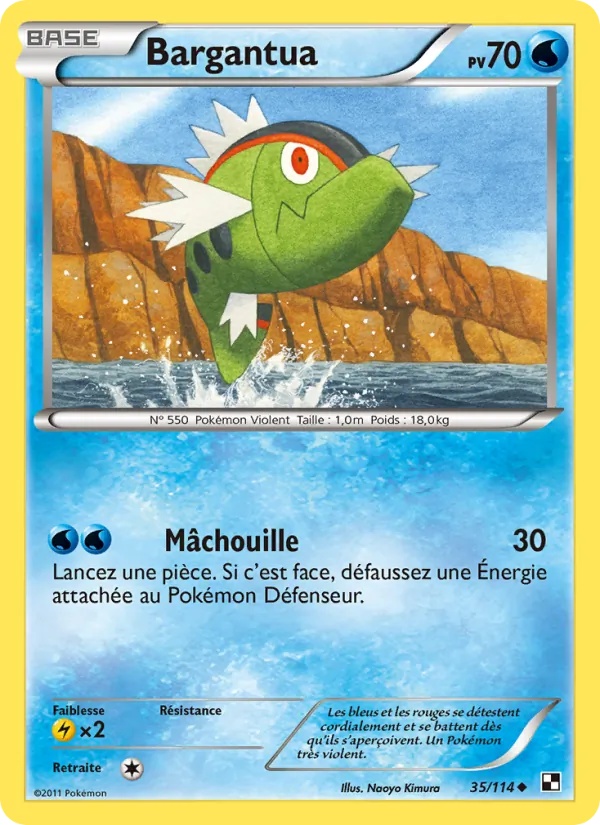 Bargantua 35/114 - Noir & Blanc - Pokémon JCC