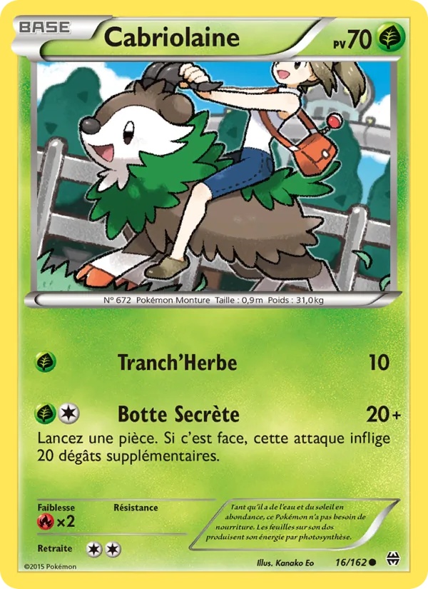 Cabriolaine 16/162 - Impulsion Turbo - Pokémon JCC
