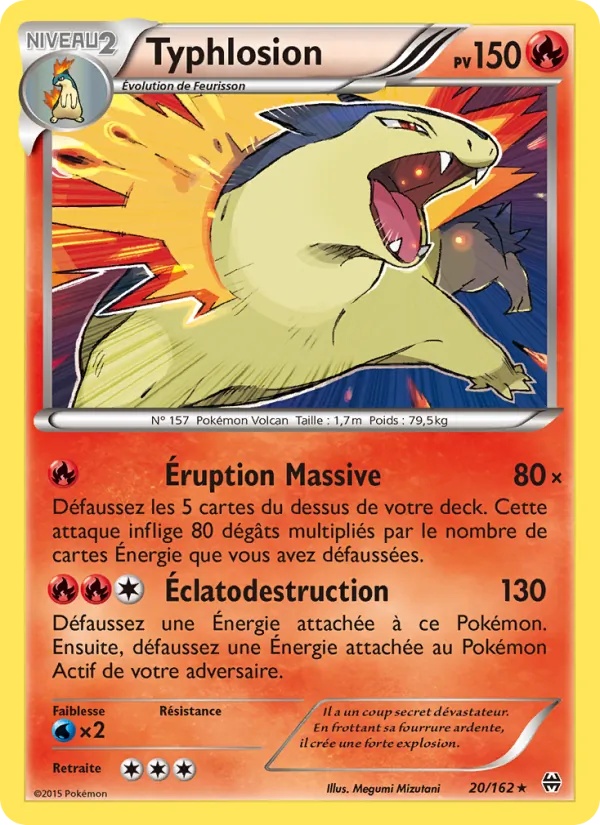 Typhlosion 20/162 - Impulsion Turbo - Pokémon JCC