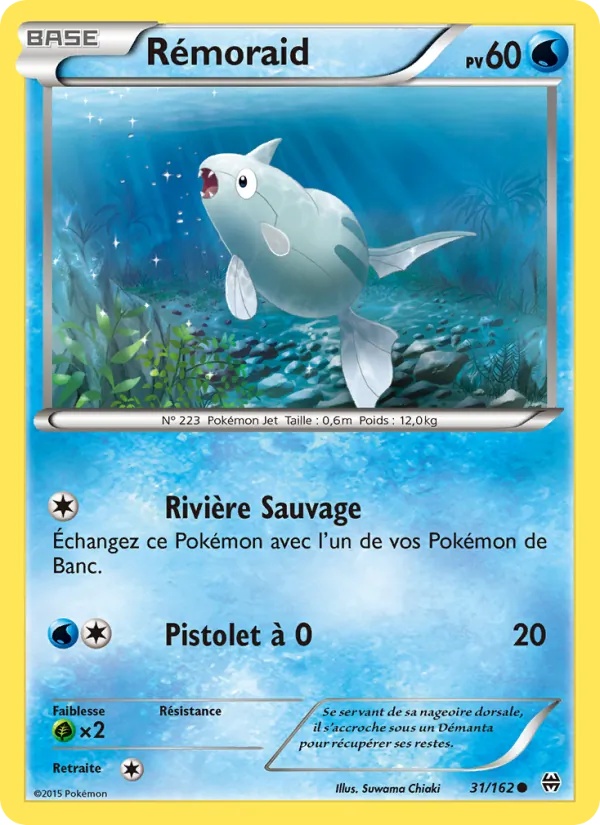 Rémoraid 31/162 - Impulsion Turbo - Pokémon JCC