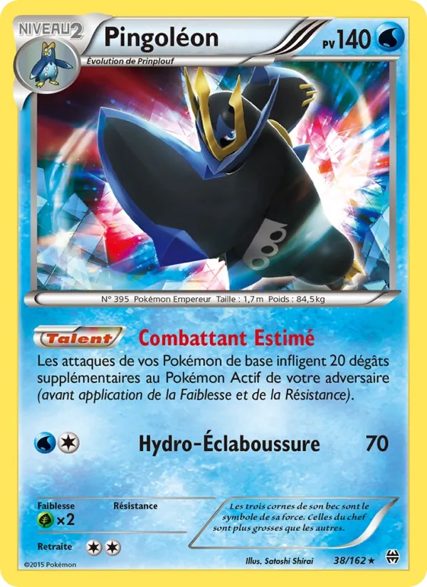 Pingoléon 38/162 - Impulsion Turbo - Pokémon JCC