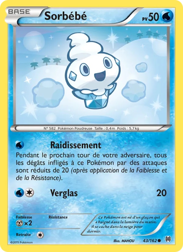 Sorbébé 43/162 - Impulsion Turbo - Pokémon JCC