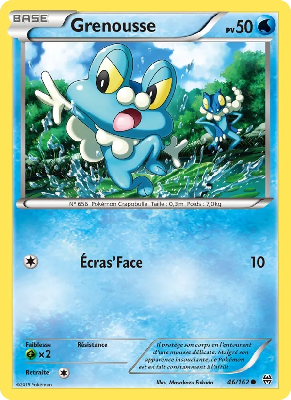 Grenousse 46/162 - Impulsion Turbo - Pokémon JCC