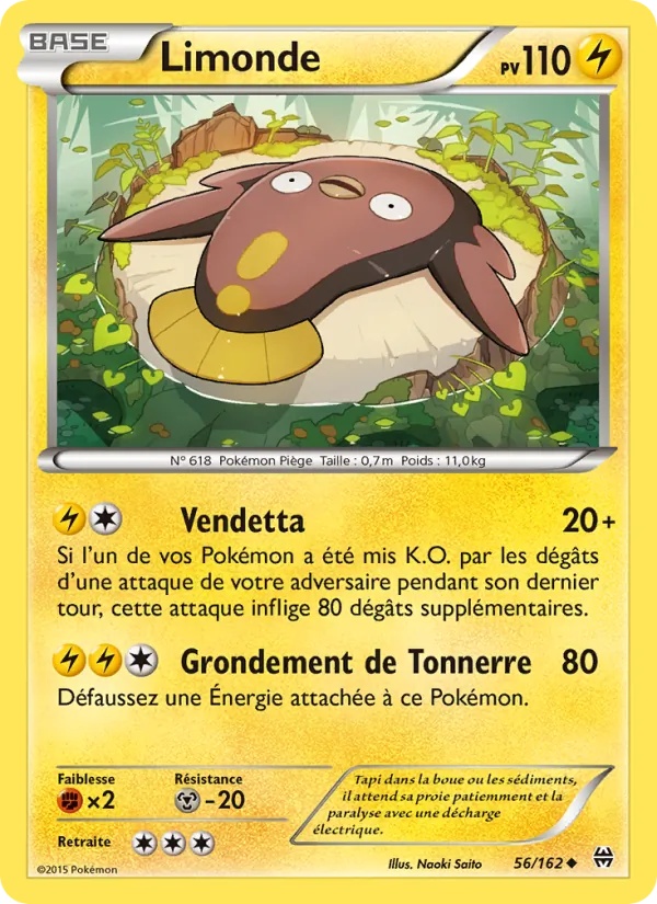 Limonde 56/162 - Impulsion Turbo - Pokémon JCC