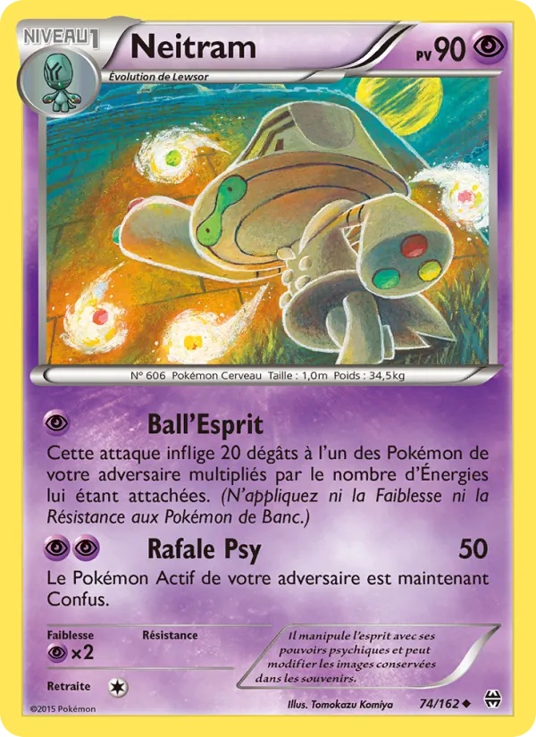 Neitram 74/162 - Impulsion Turbo - Pokémon JCC