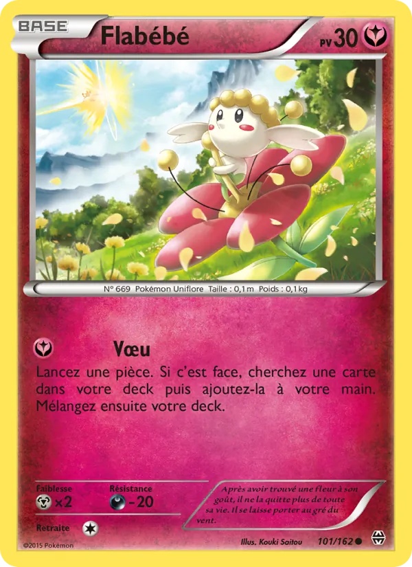 Flabébé 101/162 - Impulsion Turbo - Pokémon JCC