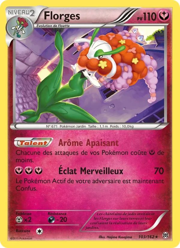 Florges 103/162 - Impulsion Turbo - Pokémon JCC