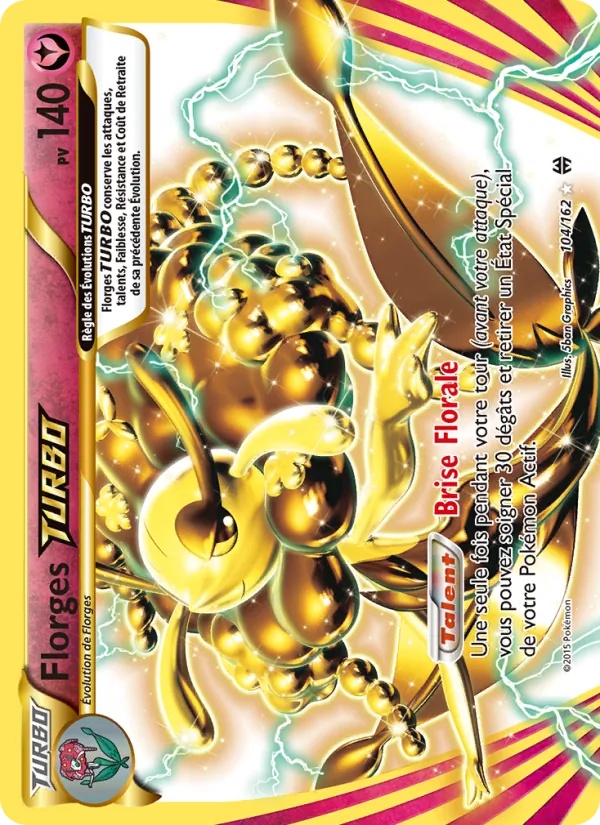 Florges TURBO 104/162 - Impulsion Turbo - Pokémon JCC