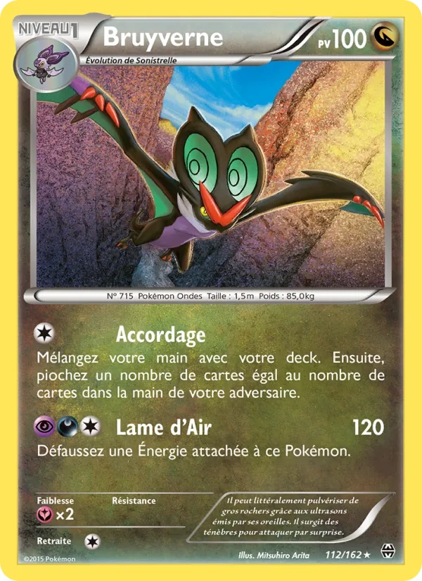 Bruyverne 112/162 - Impulsion Turbo - Pokémon JCC