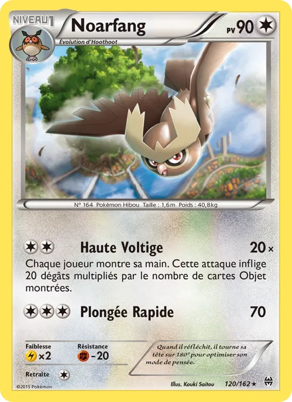 Noarfang 120/162 - Impulsion Turbo - Pokémon JCC