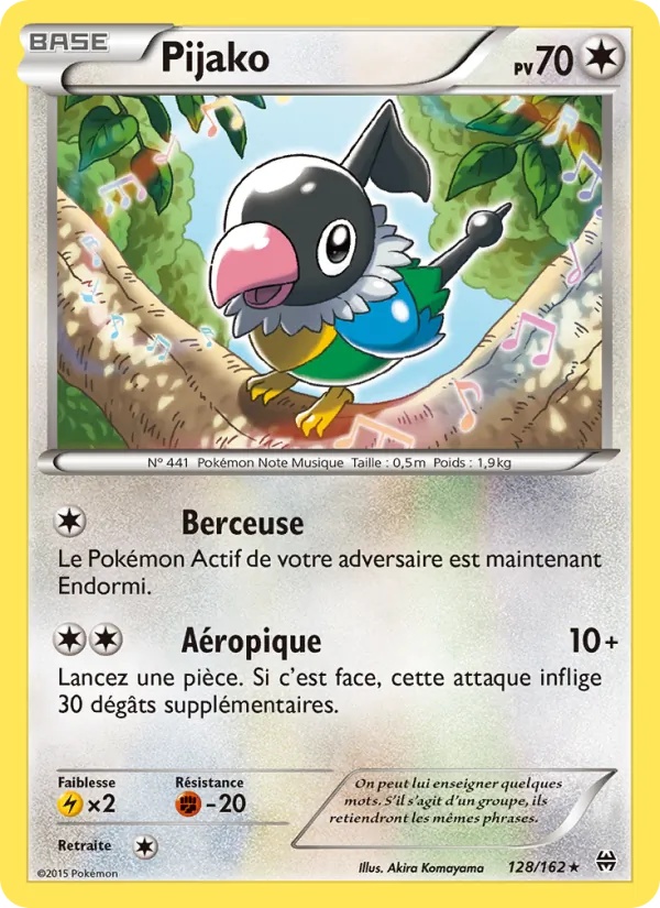 Pijako 128/162 - Impulsion Turbo - Pokémon JCC