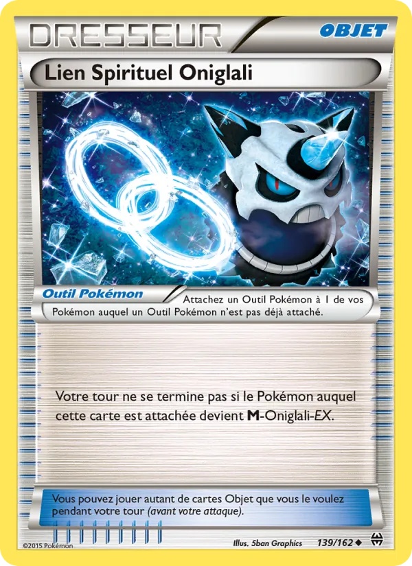 Lien Spirituel Oniglali 139/162 - Impulsion Turbo - Pokémon JCC