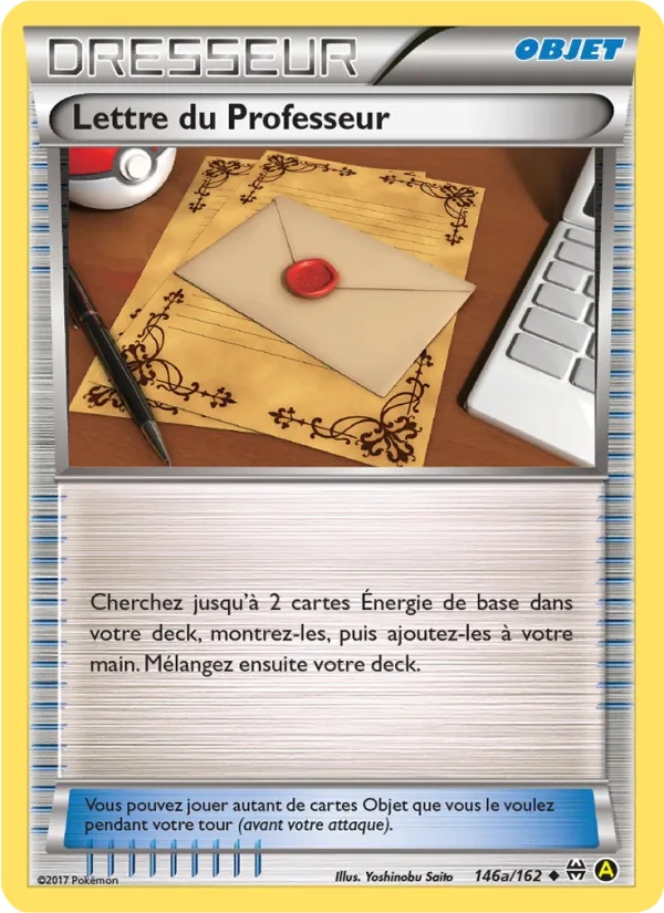 Lettre du Professeur 146a/162 - Impulsion Turbo - Pokémon JCC